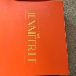 Ionic JenniferLe Black/Orange mesh boots